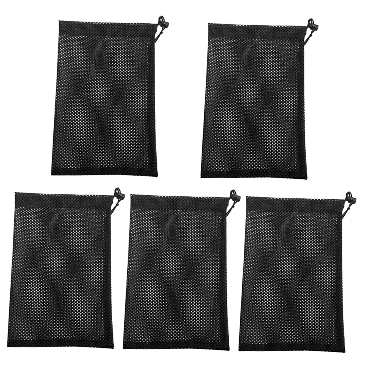 GALPADA Mesh Golfs Bag 5pcs Balls Carrying Bag Mesh Pouch Convenient and Easy to Clean Polyester for Baseball Lovers