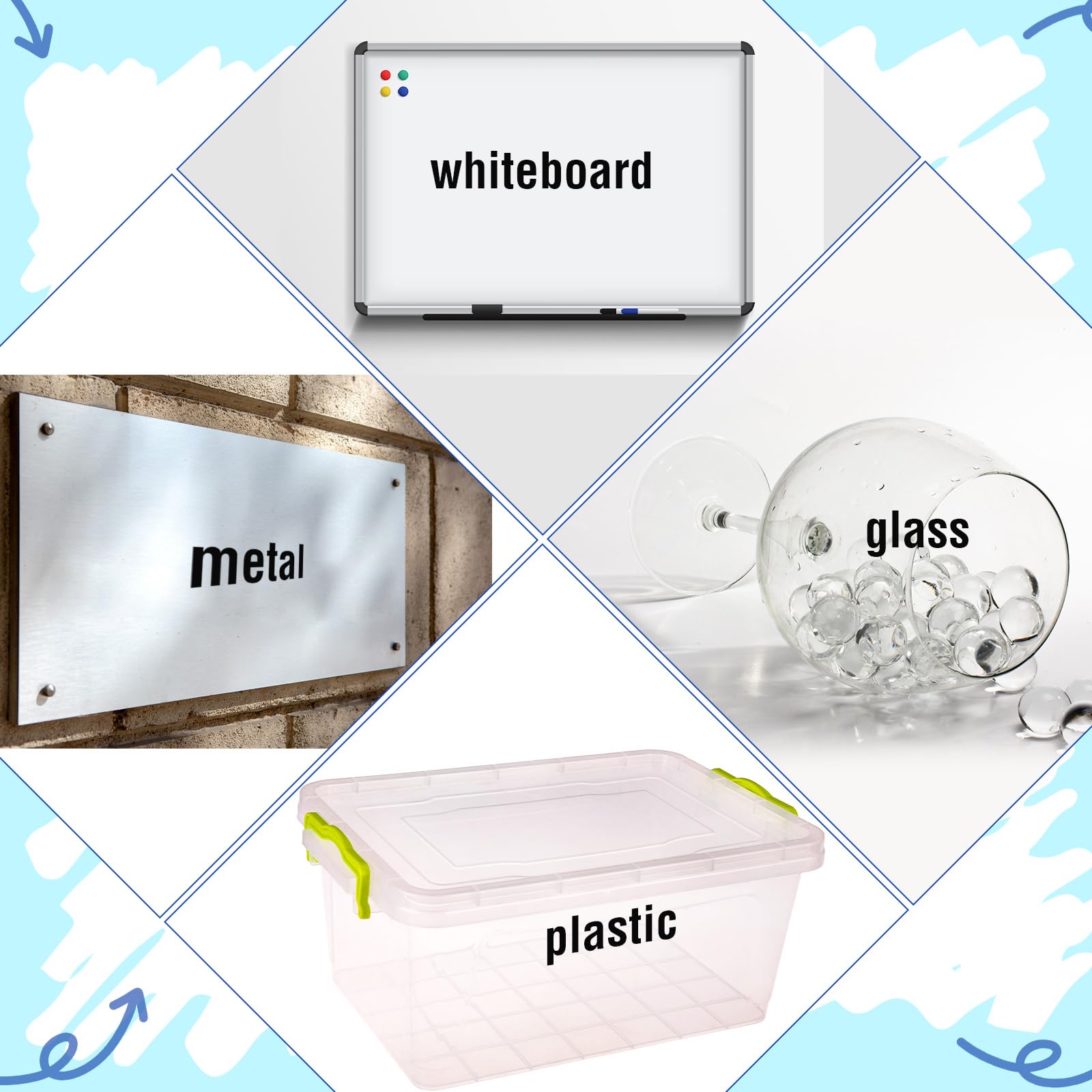 Affrolling Ausziehbare Whiteboard-Marker, 24 Stück, anklickbar, kein Verlaufen, feine Spitze, große Kapazität, radierbare Marker für Schule, Büro, Meetings (Schwarz, Rot)
