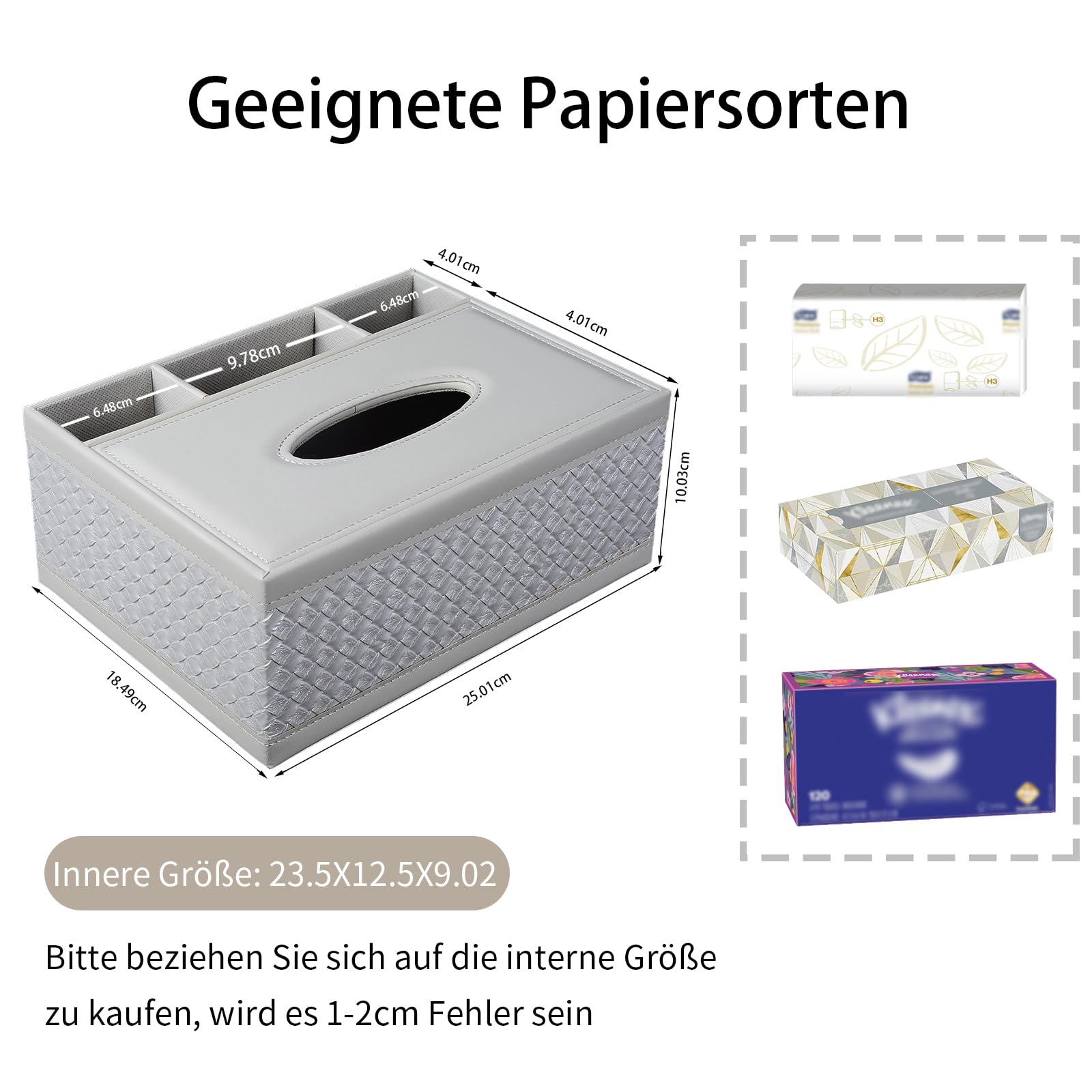 Cosmic Architect Boîte à Lingettes Cosmétiques L: 258 H: 90 P: 127 Mm Acier Inoxydable Poli A563799