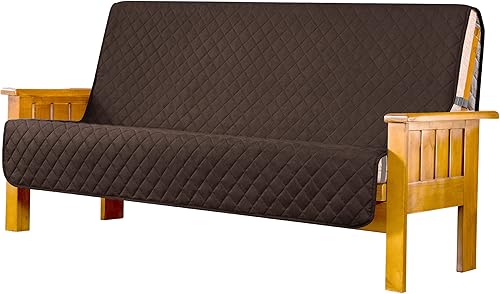 Miniatura 54 de SUBRTEX Juego de funda de sofá incluye fundas de sofá biplaza y silla, protector reversible de muebles de primera calidad con correas elásticas para