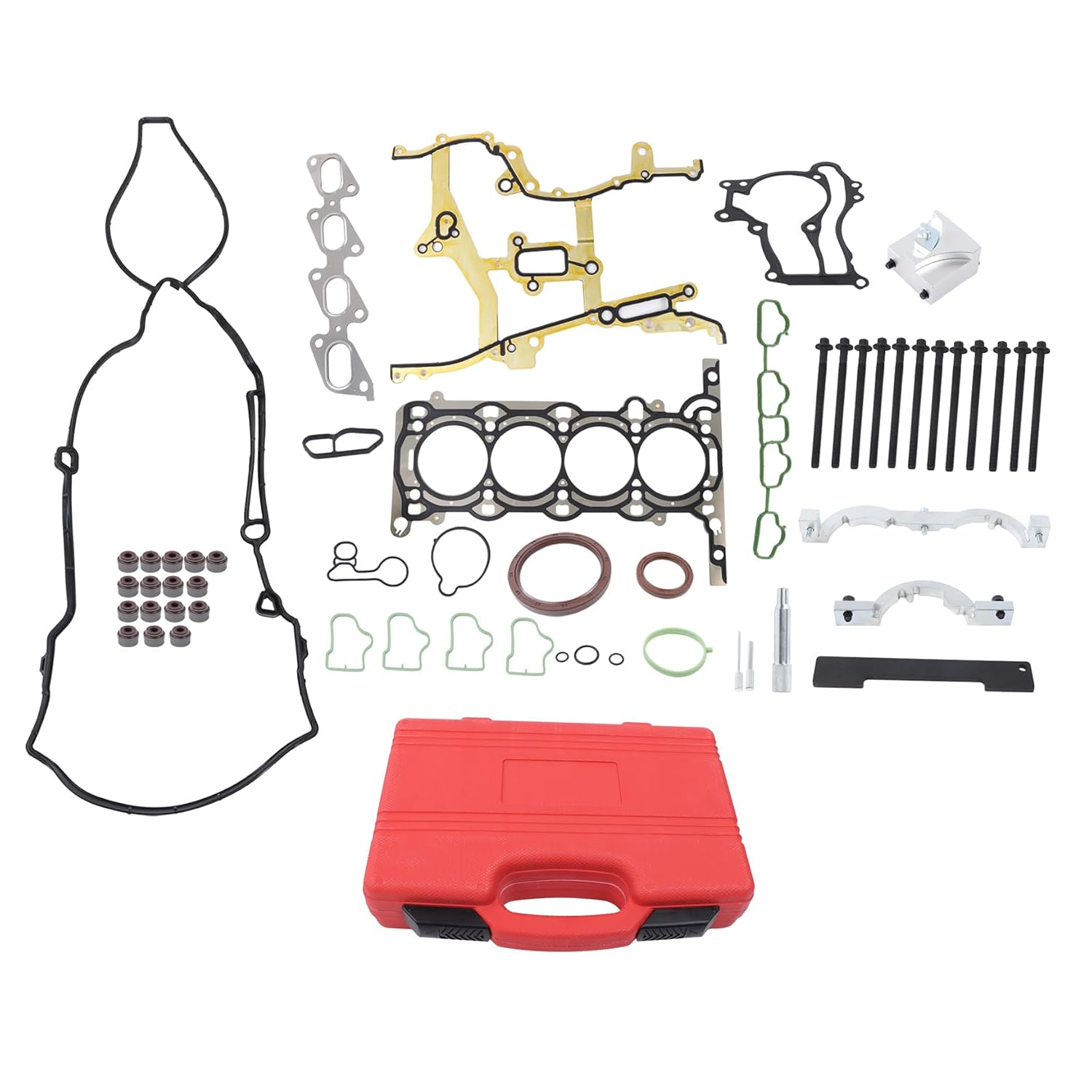 Full Head Gasket with Bolts and Timing Chain Tool Kit Replacement for Buick Encore Replacement for Chevrolet Cruze Sonic Trax 2013-2016 ES72474 HS26540PT-1