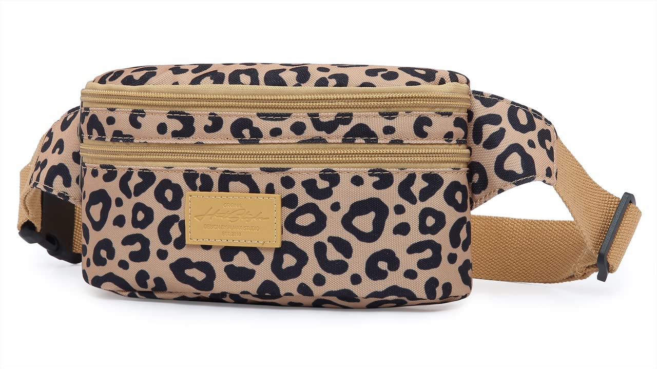 HotStyle521s Fashion Fanny Pack Small Hiking Waist Bag, 8.0"x2.5"x4.3"