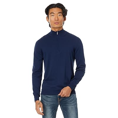Faherty Movement 1/4 Zip Sweater Men