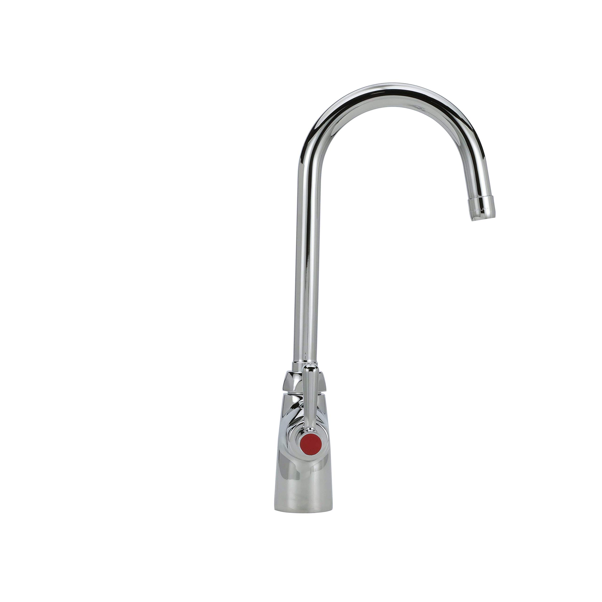 Grifo, manual, 2, 2,2 gpm, cuello de cisne, latón