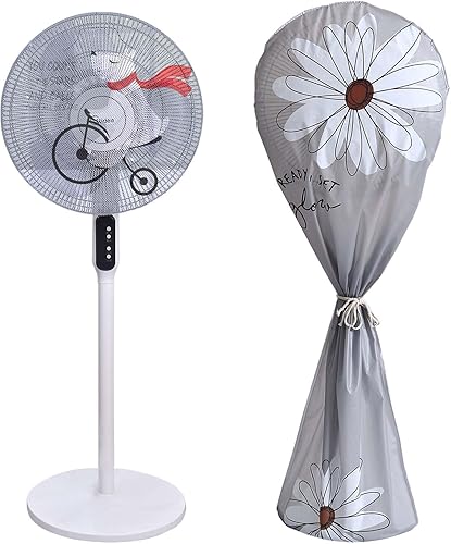 Cuayaes Cubierta antipolvo para ventilador, cubierta impermeable a prueba de polvo, paquete de 2 unidades, lavable redondo a prueba de polvo,
