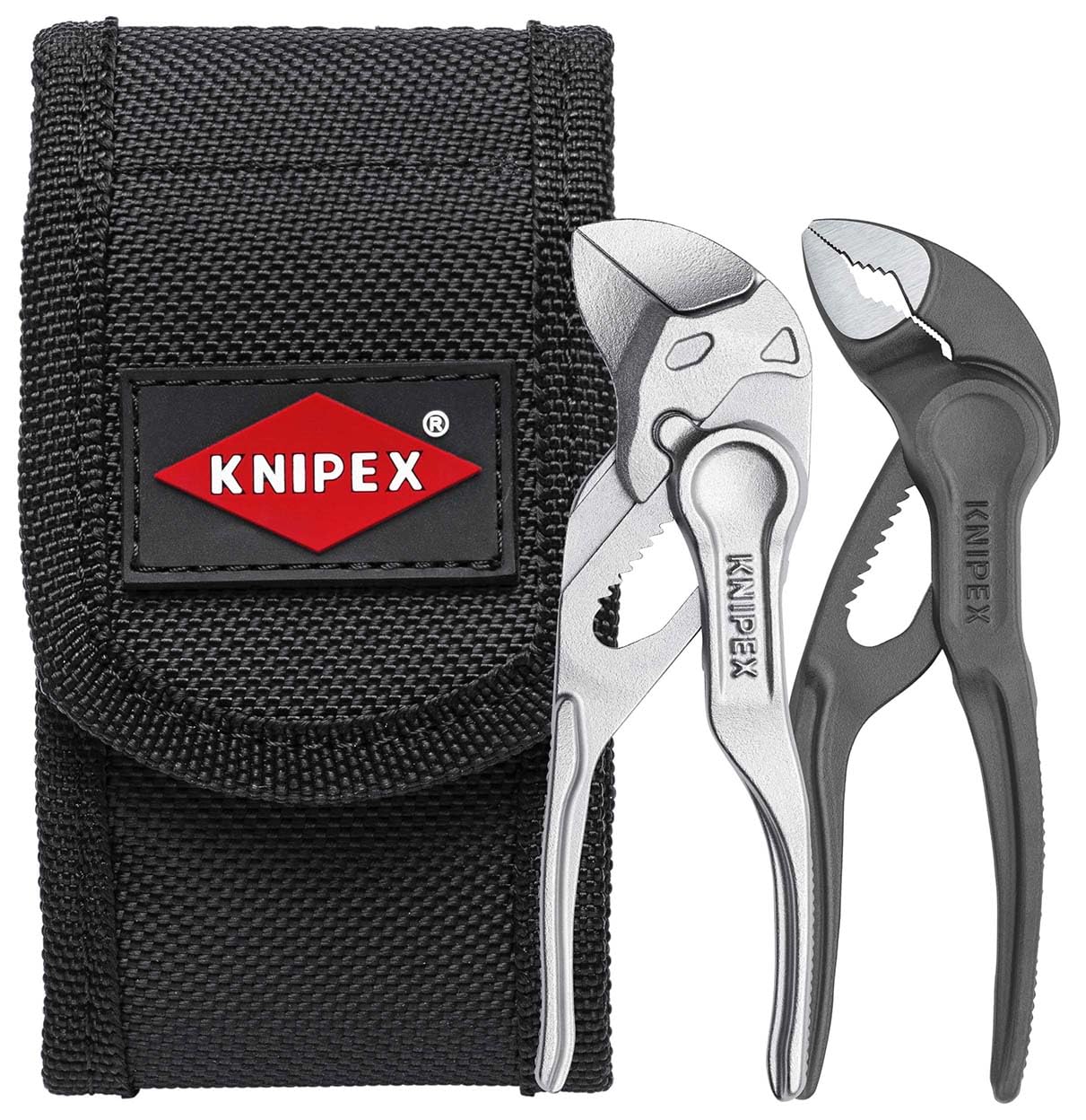 KNIPEX Mini-Zangenset XS, 00 20 72 V04 XS | 1 x 87 00 100, 1 x 86 04 100 150 mm