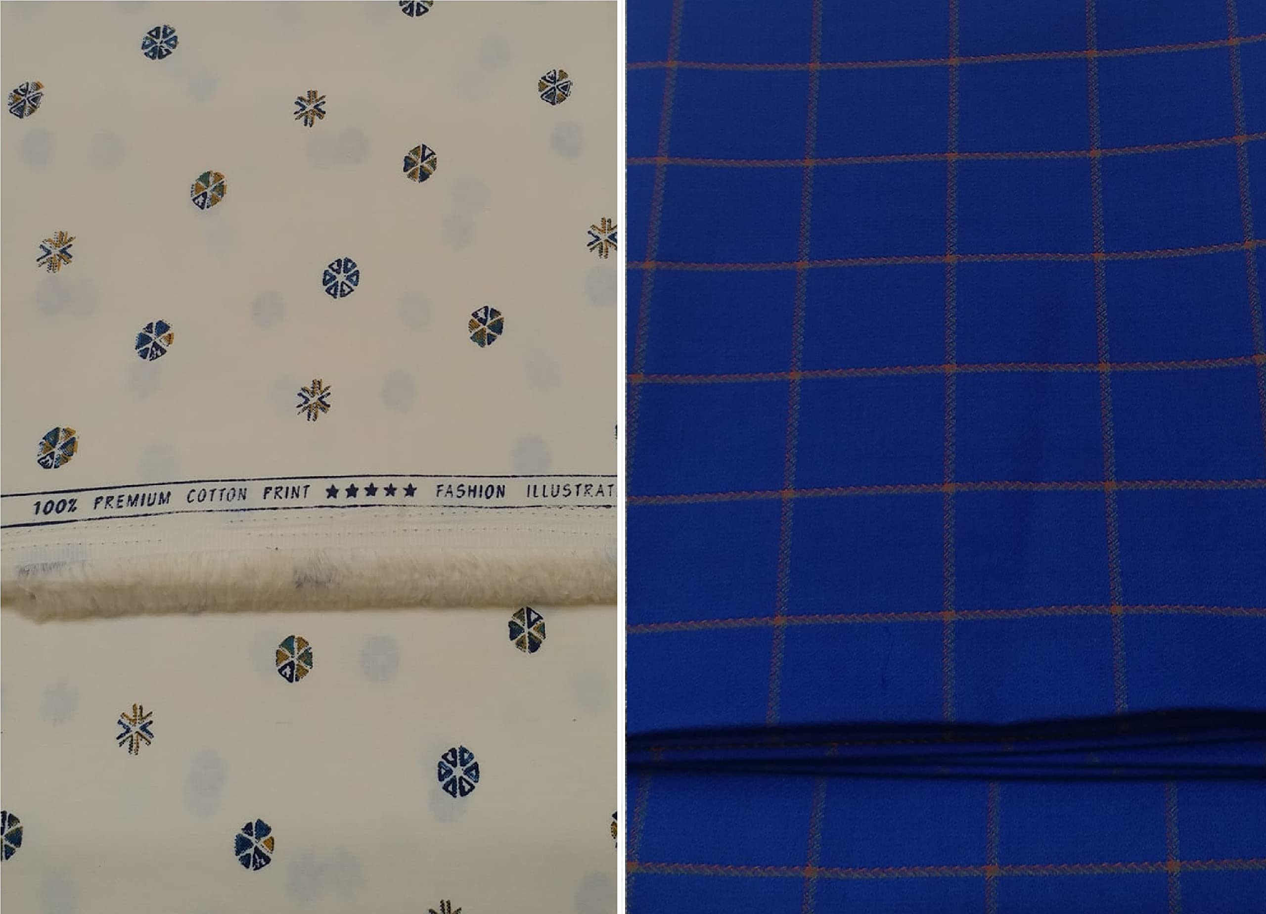 pri & su cottlinns Pri & Su CottLinn Combo fo Giza Cotton Floral Shirt 600027 & Trouser 900116-picture-5