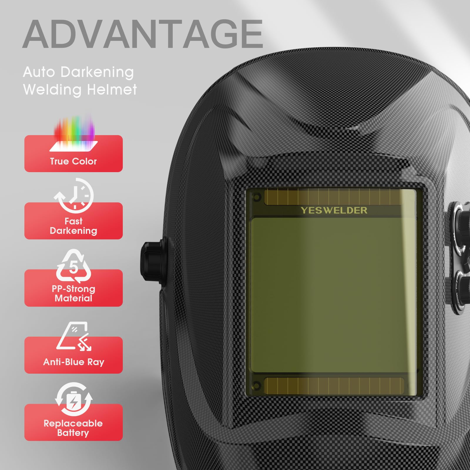 YESWELDER Large Viewing Screen 3.93