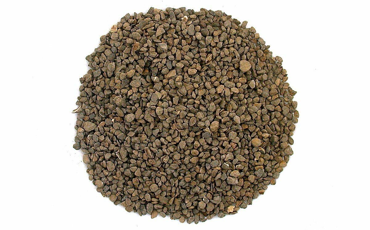 1/4 Ounce Moroccon Chocolate Limestone Fossil Inlay Chip Pieces 4mm and Less