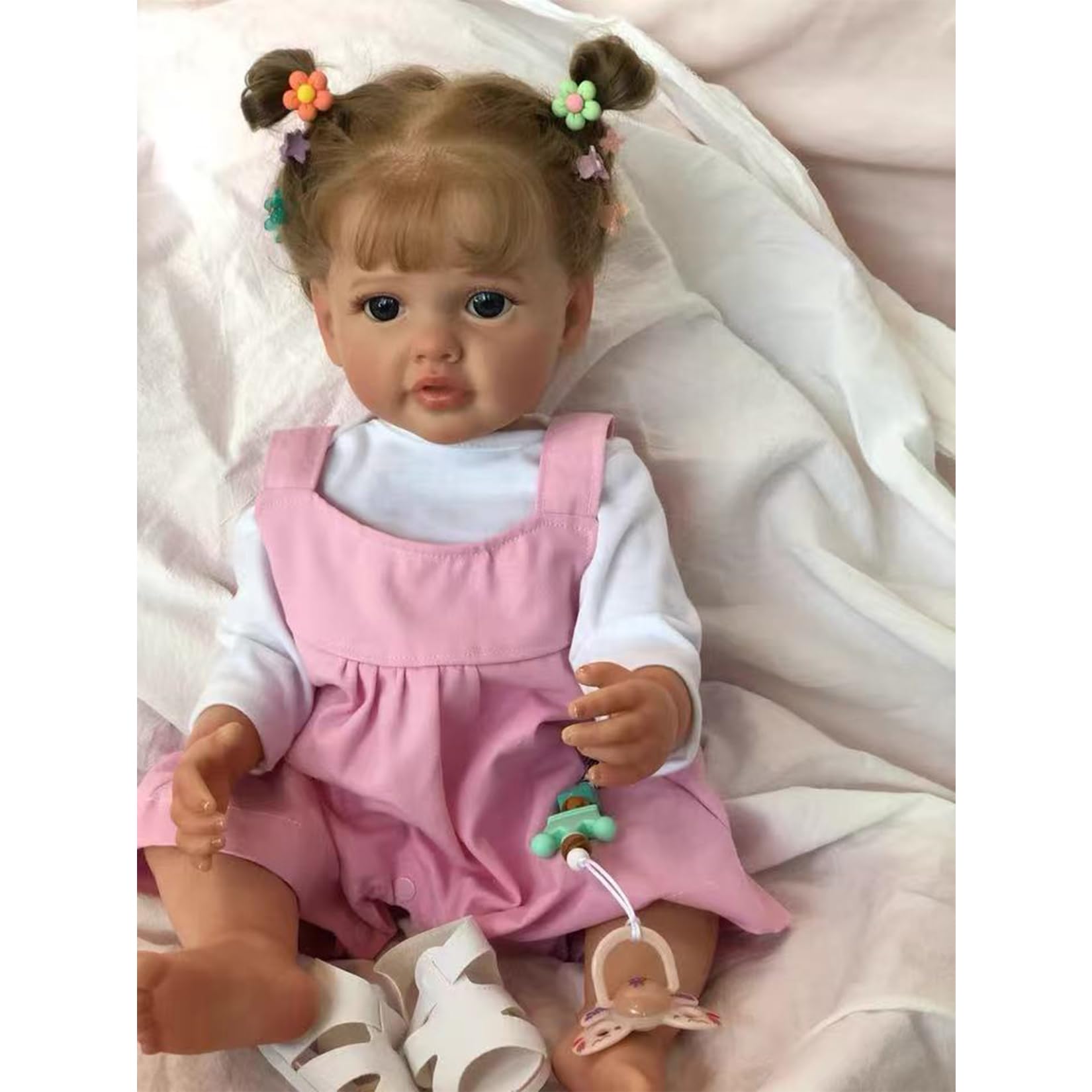 TKYFOYS 22 Inch 55cm Reborn Baby Dolls Silicone Full Body Handmade Xmas Gift Reborn Toddler Newborn Dolls Boy Girl Toy Gift