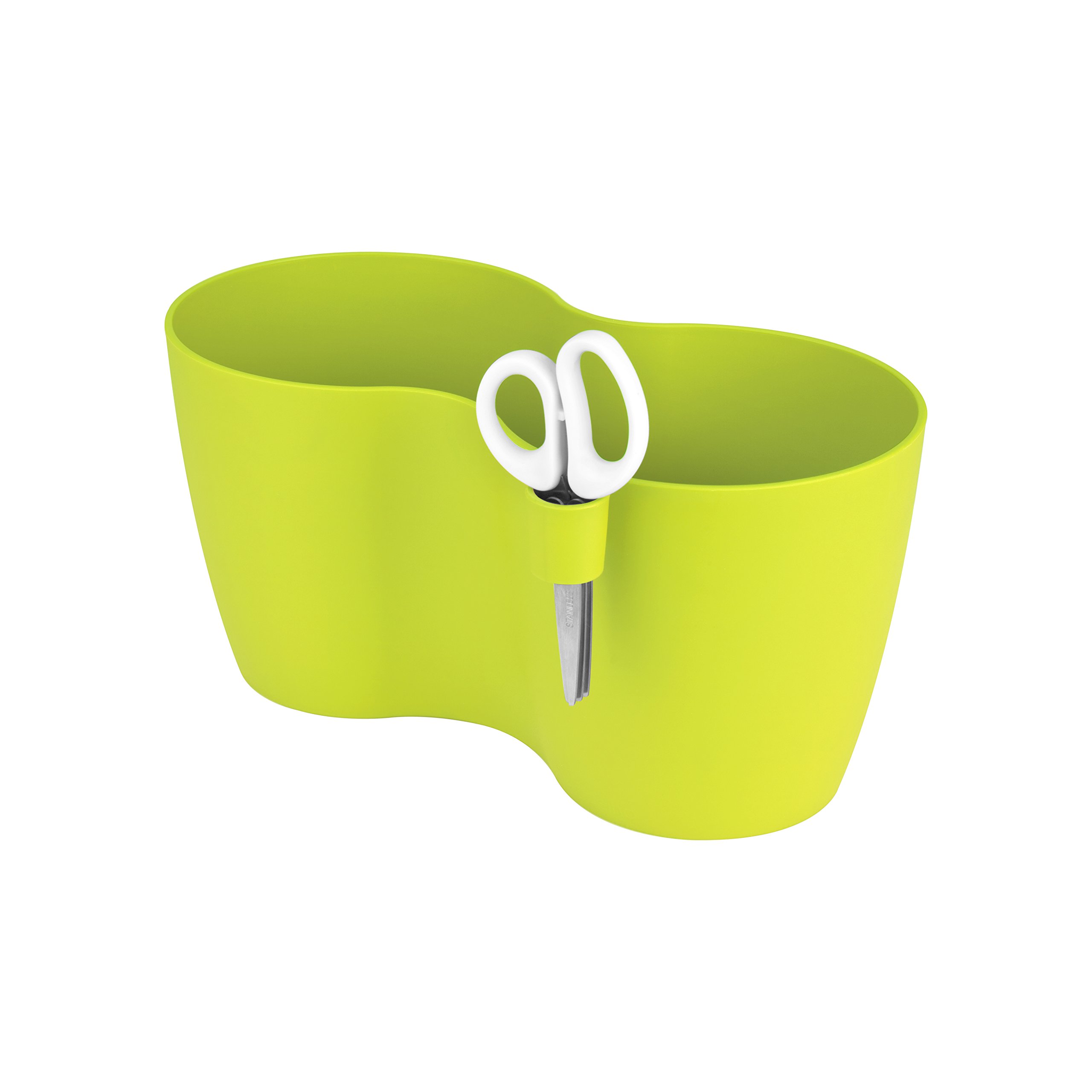 Elho 2054480 Bruxelles Erbe Flower Pot Duo Sabbia a Grana 15 x 15 x 16 cm Formato L