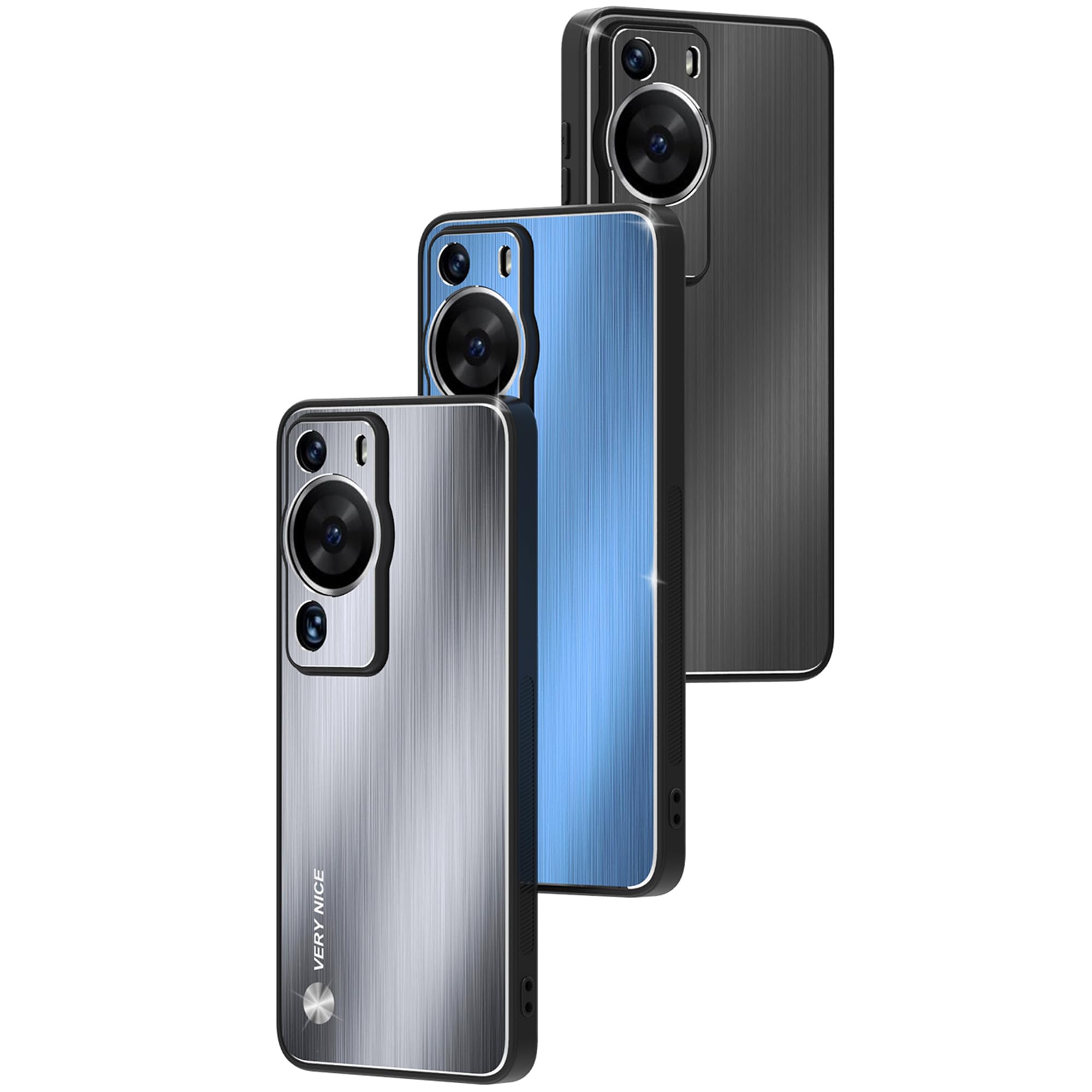 Custodia EASSGU Per HUAWEI P60 / P60 Pro – Antiurto Con Cavalletto, Stile Mecha, Rosa - 2