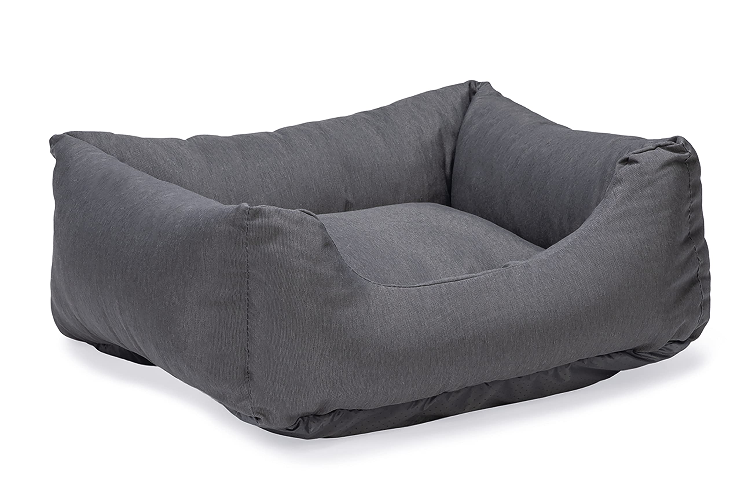 Karlie Charly - Cama para Perros, Color Gris Oscuro, 60 x 60 x 20 cm