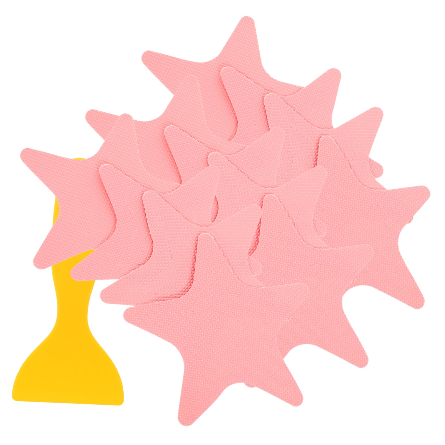 BUTIFULSIC 1Set Decorative Star Non Slip Bathroom Stickers Peva Skid Decals for Bathtubs Showers Pools and Stairs Easy to Use Star Design