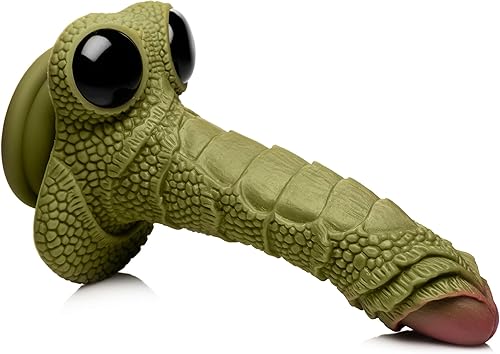 Miniatura 4 de Swamp Monster - Consolador hecho con silicona de alta calidad para hombres, mujeres y parejas, juego de rol de fantasía, arnés compatible con base