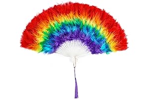 JOHOUSE Rainbow Pride Festival Folding Fan
