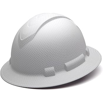 msa topgard full brim hard hats