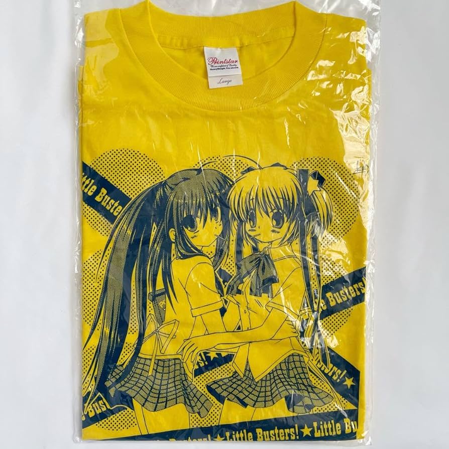 リトルバスターズ! Tシャツ Lサイズ 漫画 アニメ 映画 ゲーム リトバス Amazon.co.jp: リトルバスターズ Tシャツ Lサイズ 漫画 アニメ