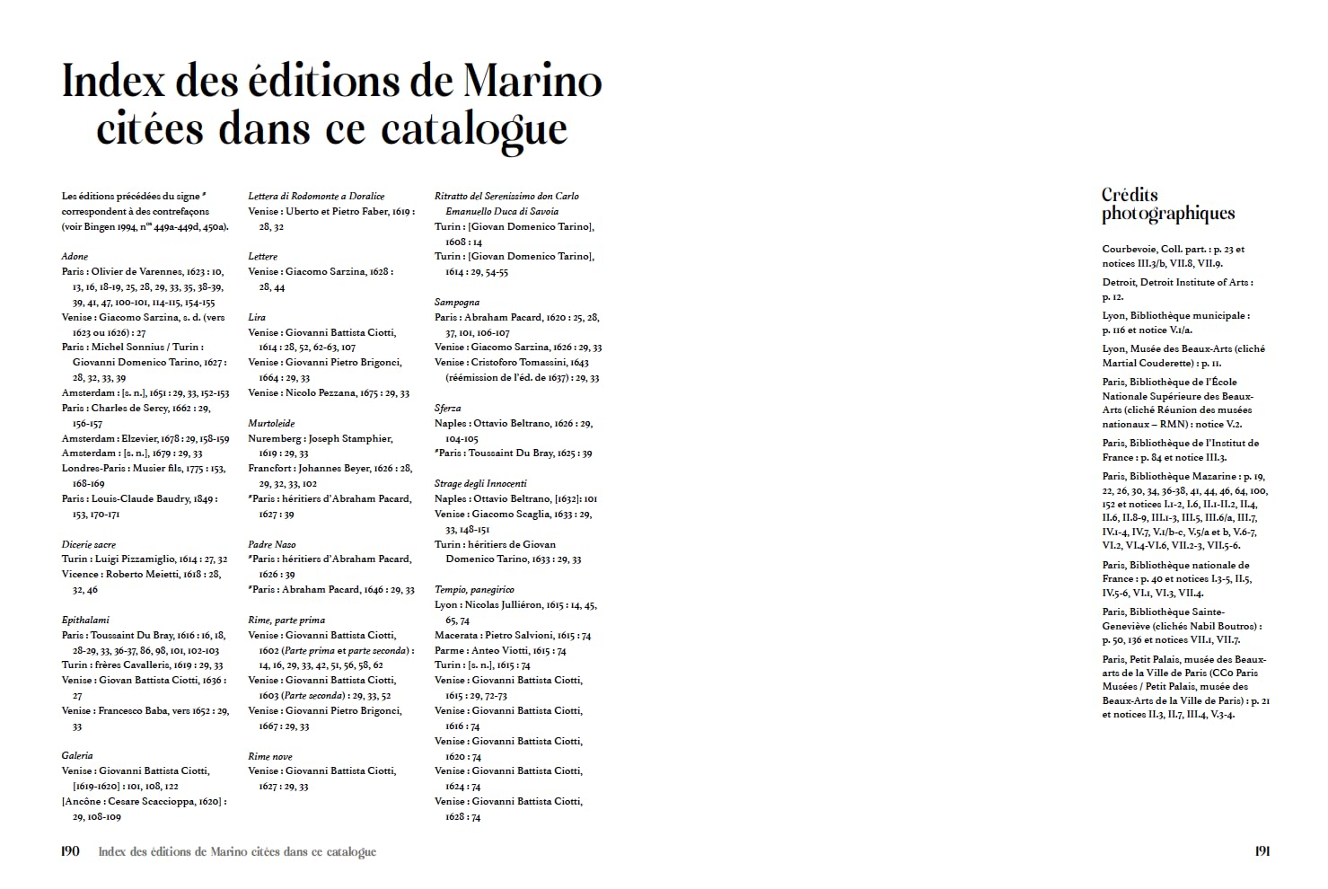 Giovan Battista Marino (1596-1625) Un poète italien à la cour de France