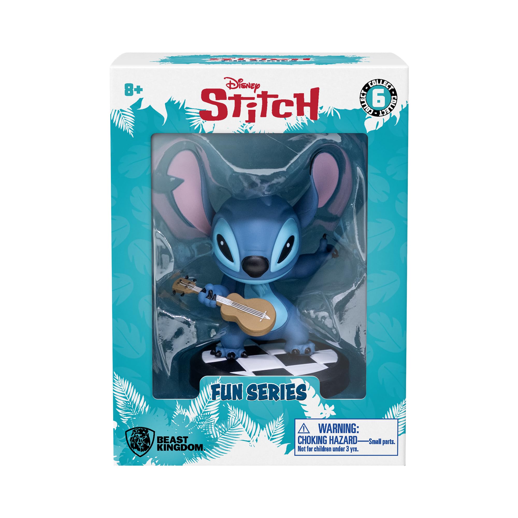 YuMe Guitarist Stitch 3" Mini Figure Collectable in Hero Window Box, 7.4 cm - Image 2