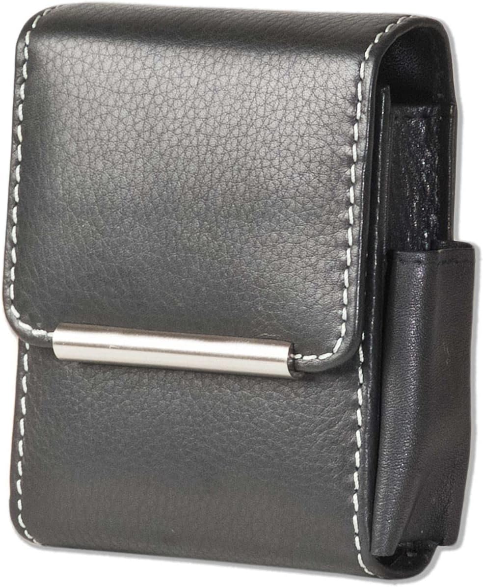 Rimbaldi® Zigarettenschachtel-Etui aus naturbelassenem Rindsleder in ...