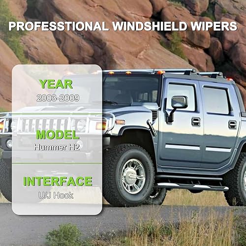 Vista 17 de PARRATI® - Limpiaparabrisas de repuesto y alto rendimiento con escobillas para parte trasera, para Dodge Durango y Jeep Grand Cherokee 2011-2023