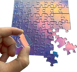 Comprar Puzzle Imposible Transparente, Puzzle Imposible - Puzzles Locos Imposibles | Puzzle Único Acrílico Iidiscente de 49 piezas para Adultos, Puzzle Loco de Colores Cambiantes para Cumpleaños