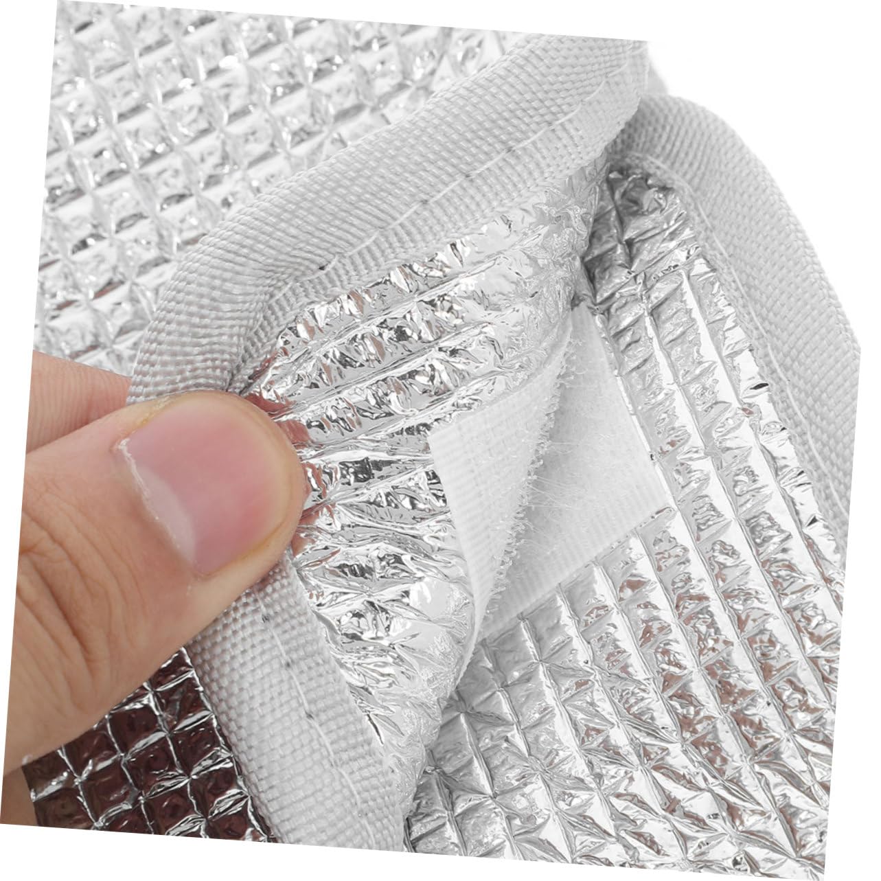 ibasenice Blumentopf Überzug 5 Stück aus Aluminiumfolie mit Selbstklebung