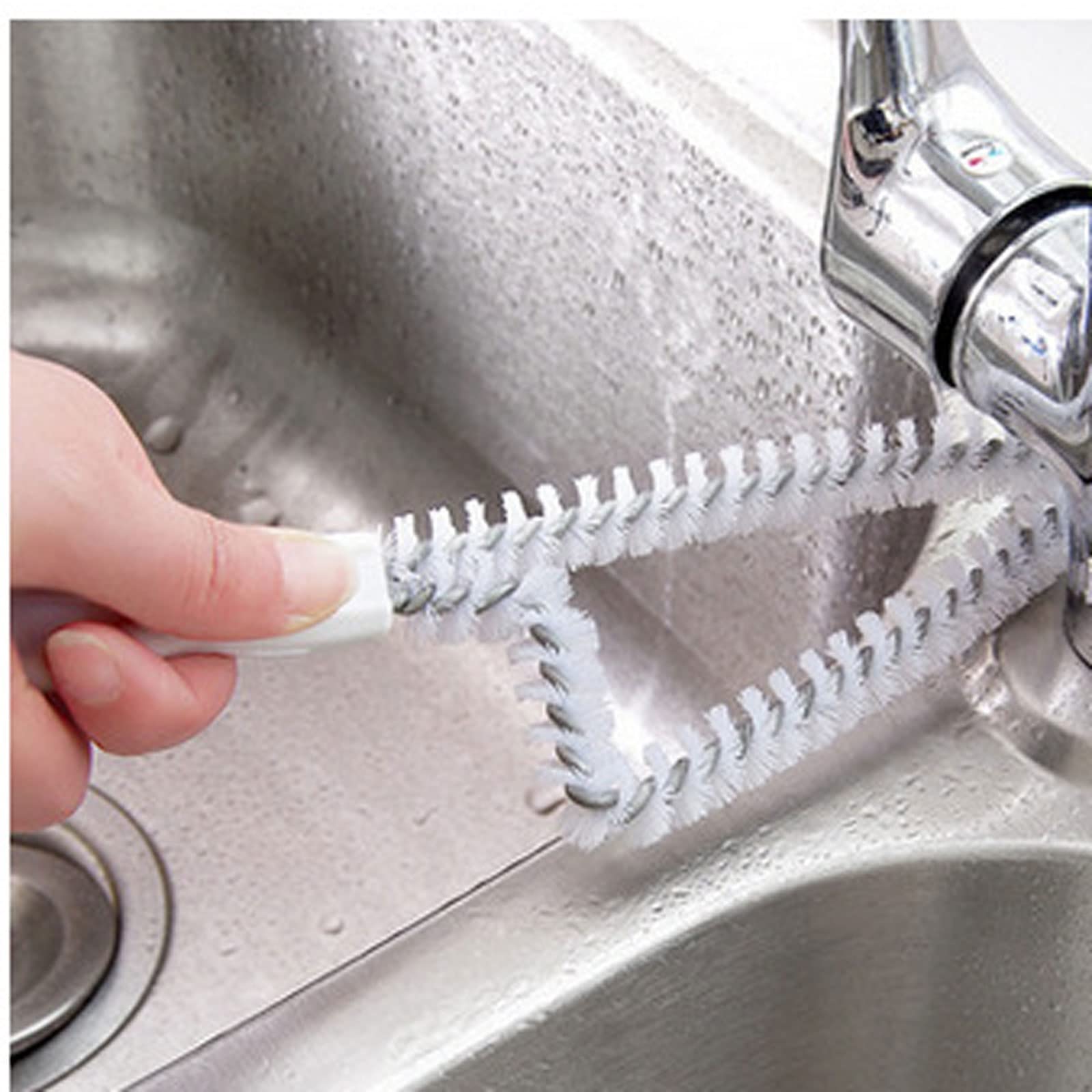 JINGYAN Cepillos de Limpieza Multipurpose Kitchen Bathroom Window Wash Station Flume Crevice Cleaning Brush Practical Clean Tool Products