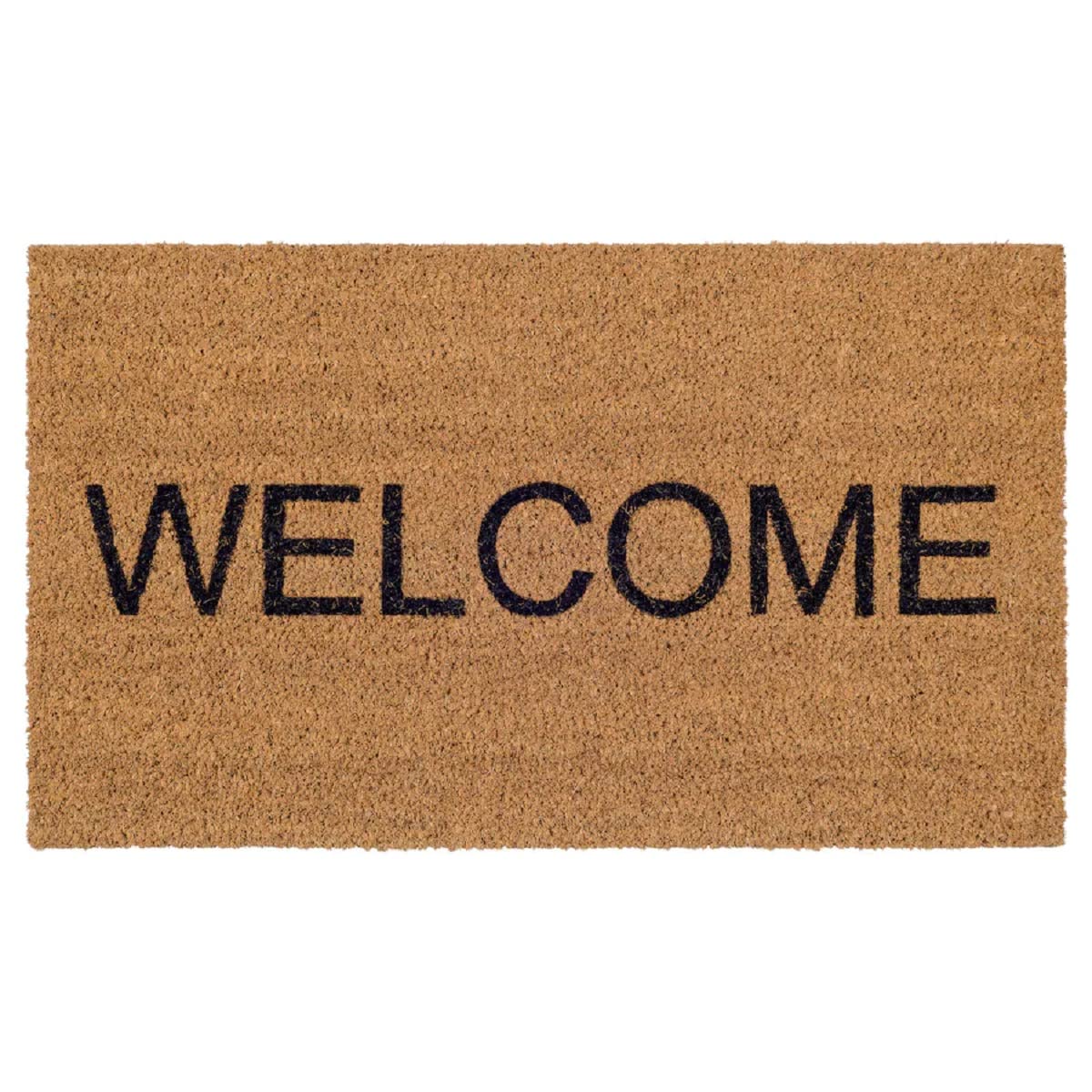 IKEA Little Loved Corner JANDERUP Door Mat, Anti Slip & Coconut Fibers, Entry Mat, Office and Home Entrance, Natural/Black (40x70 cm) - by Little Loved Corner