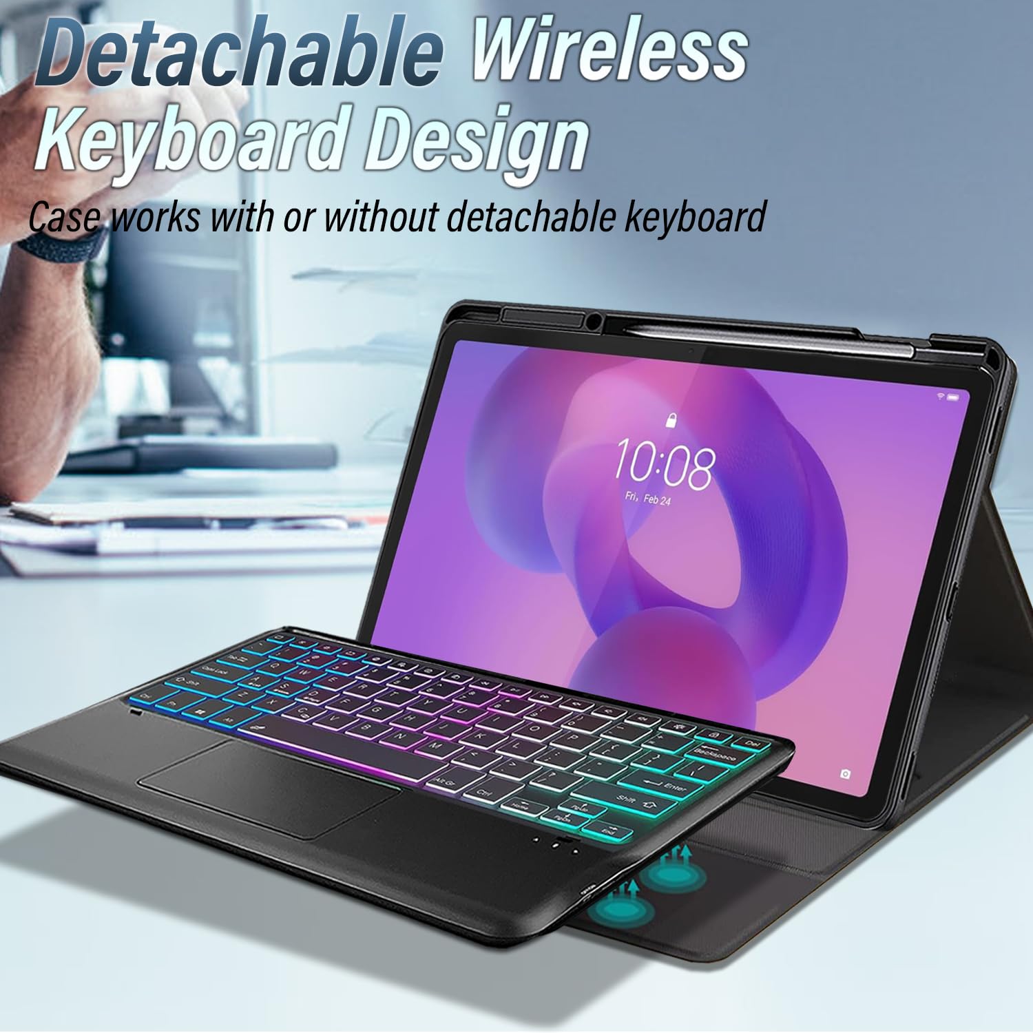 Amazon.com: Touchpad Keyboard Case for 2025 Lenovo Idea Tab Plus
