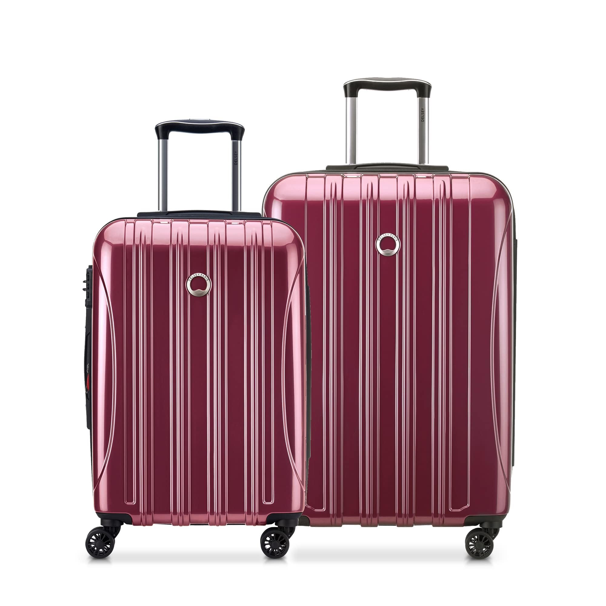 Sponsored Ad - Helium Aero Hardside Expandable Luggage with Spinner Wheels, Peony Pink, 2-Piece Set (21/24)