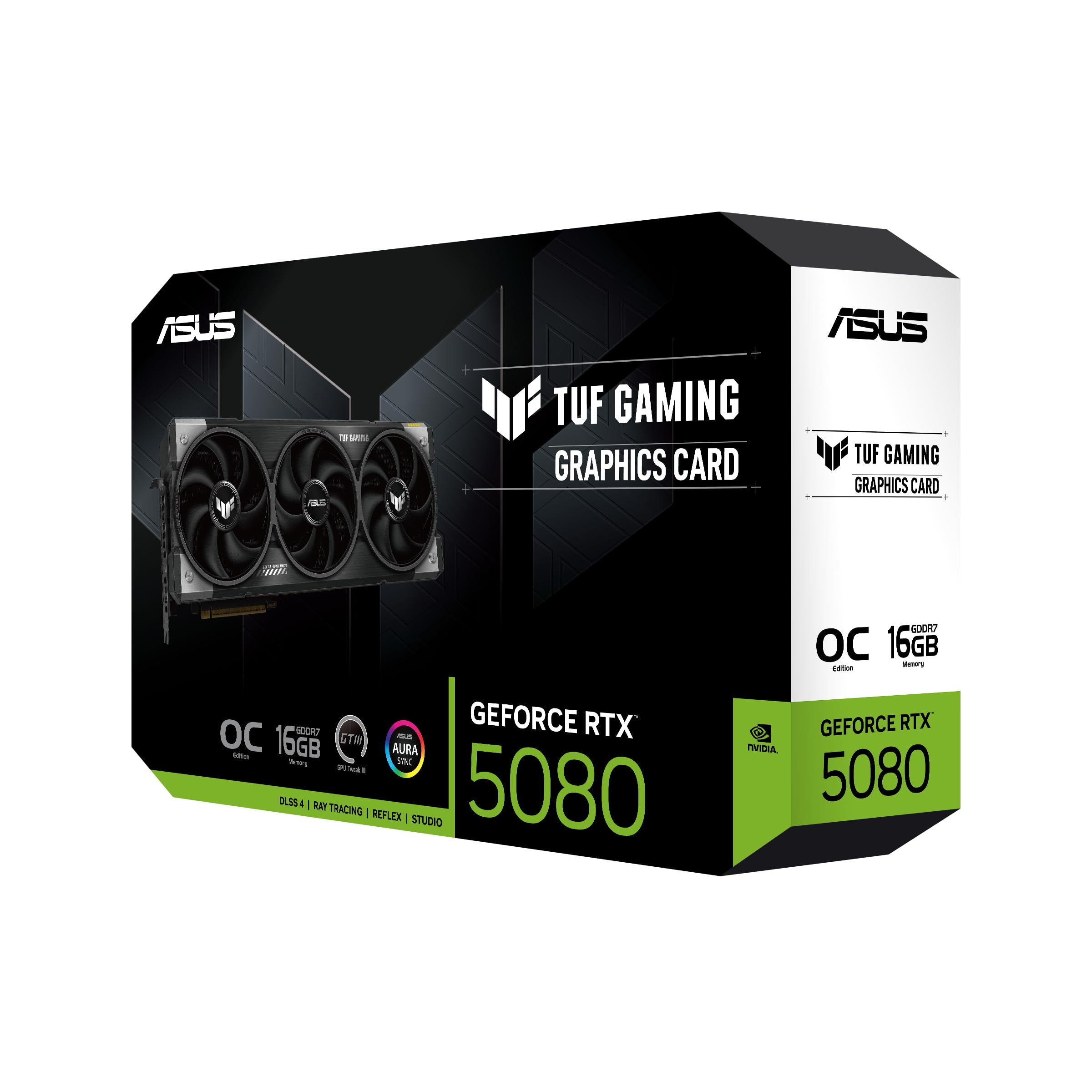 ASUS TUF Gaming - Tarjeta gráfica GeForce RTX™ 5080 de 16 GB GDDR7 OC Edition