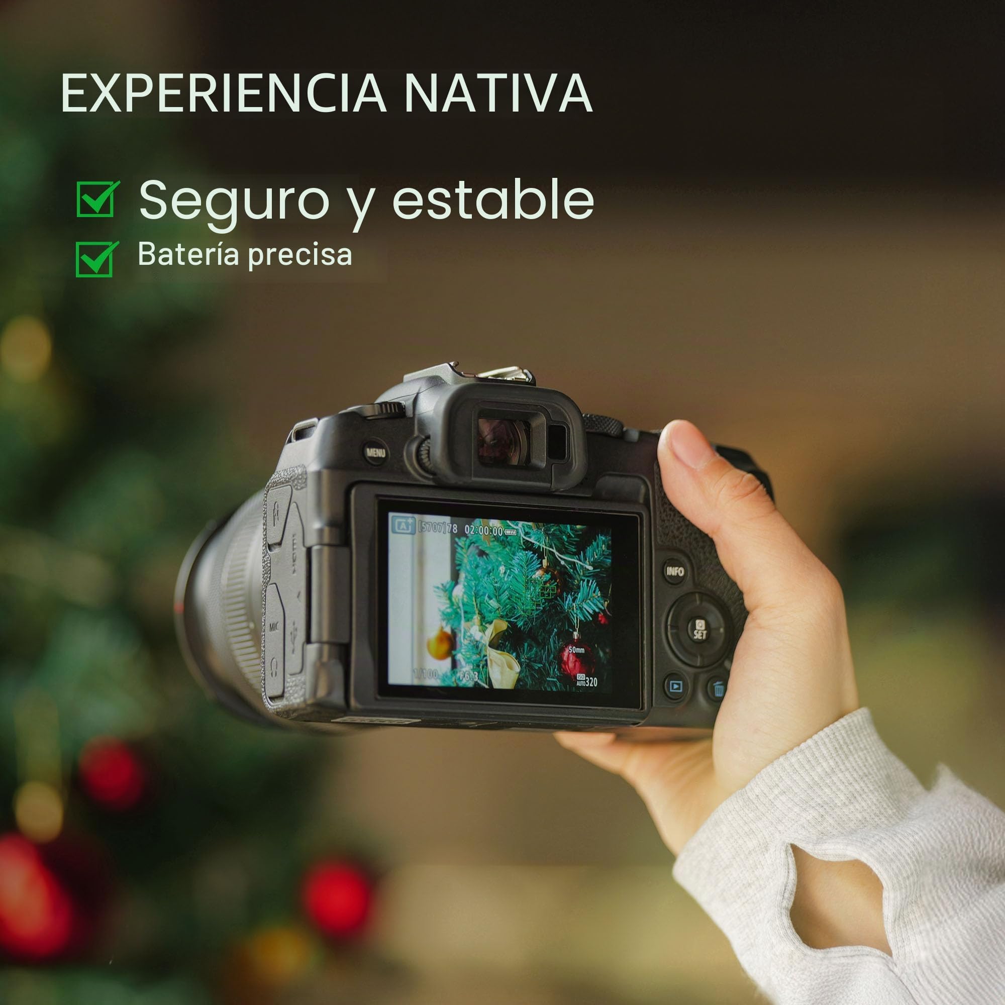 Batería Tilta LP-E17, USB-C R50 Compatible con Canon EOS R100 R50 RP R8 R10, Powershot V1, Rebel T8i T7i T6i T6s SL2 SL3 EOS M3, M5, M6, EOS 200D 77D 750D 760D Cámaras TLP-E17-FG