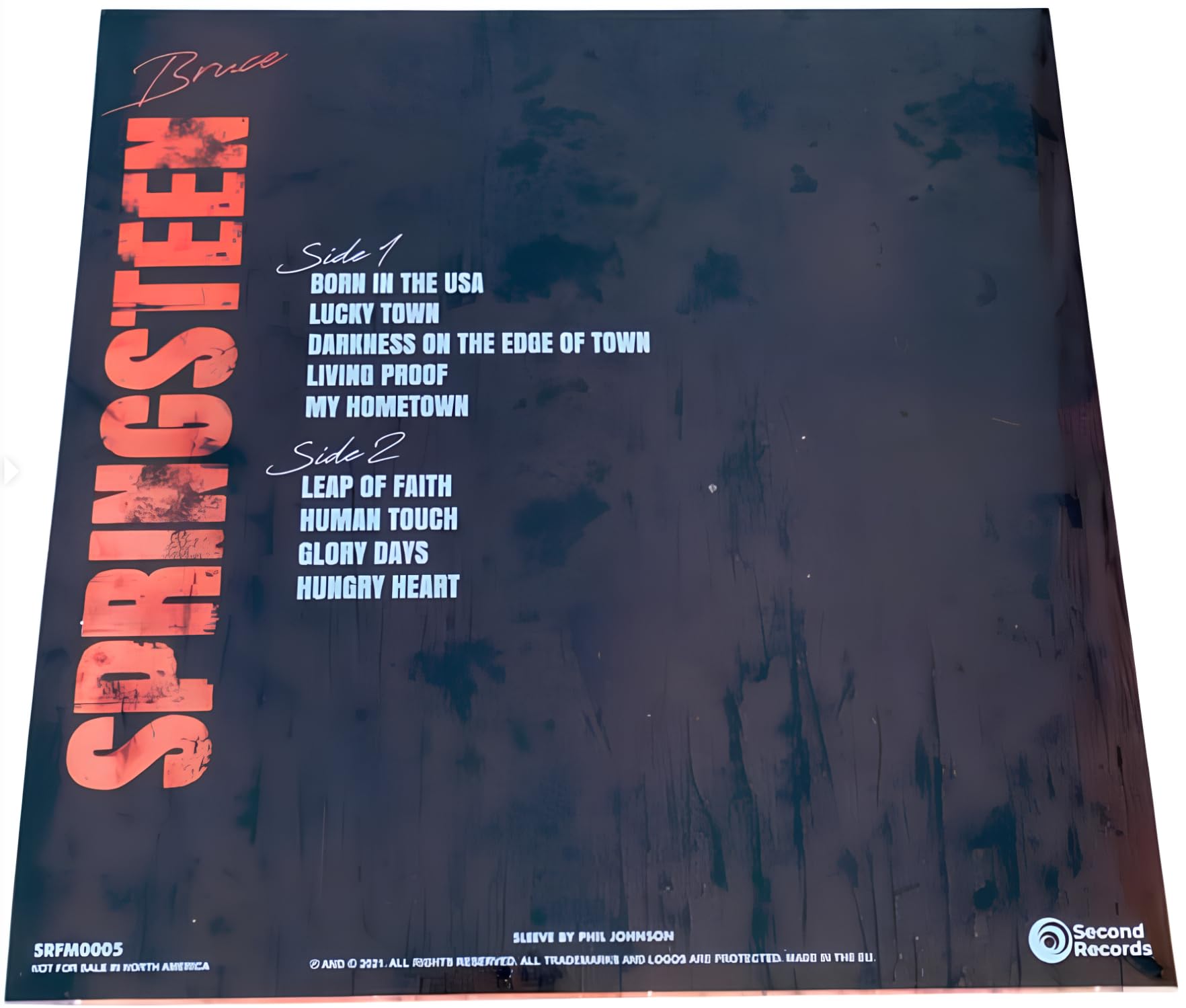 BRUCE SPRINGSTEEN - VIVERE A HOLLYWOOD 1992 ARANCIONE TRASPARENTE