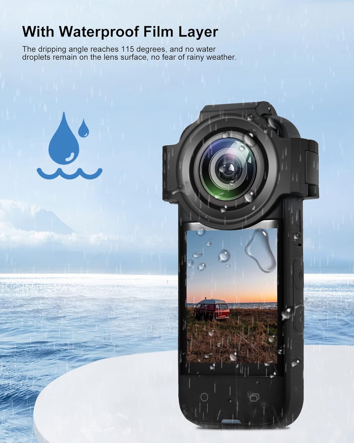 Lens Guard Protective Cover for Insta360 X3, PULUZ Optical Glass Lens Protector for insta360 x3 Accessories-Waterproof & Anti-Scratch - Image 4