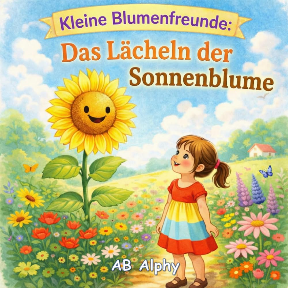 Kleine Blumenfreunde: Das Lächeln der Sonnenblume: Eine liebevolle Geschichte über Glück, Selbstvertrauen und die innere Sonne
