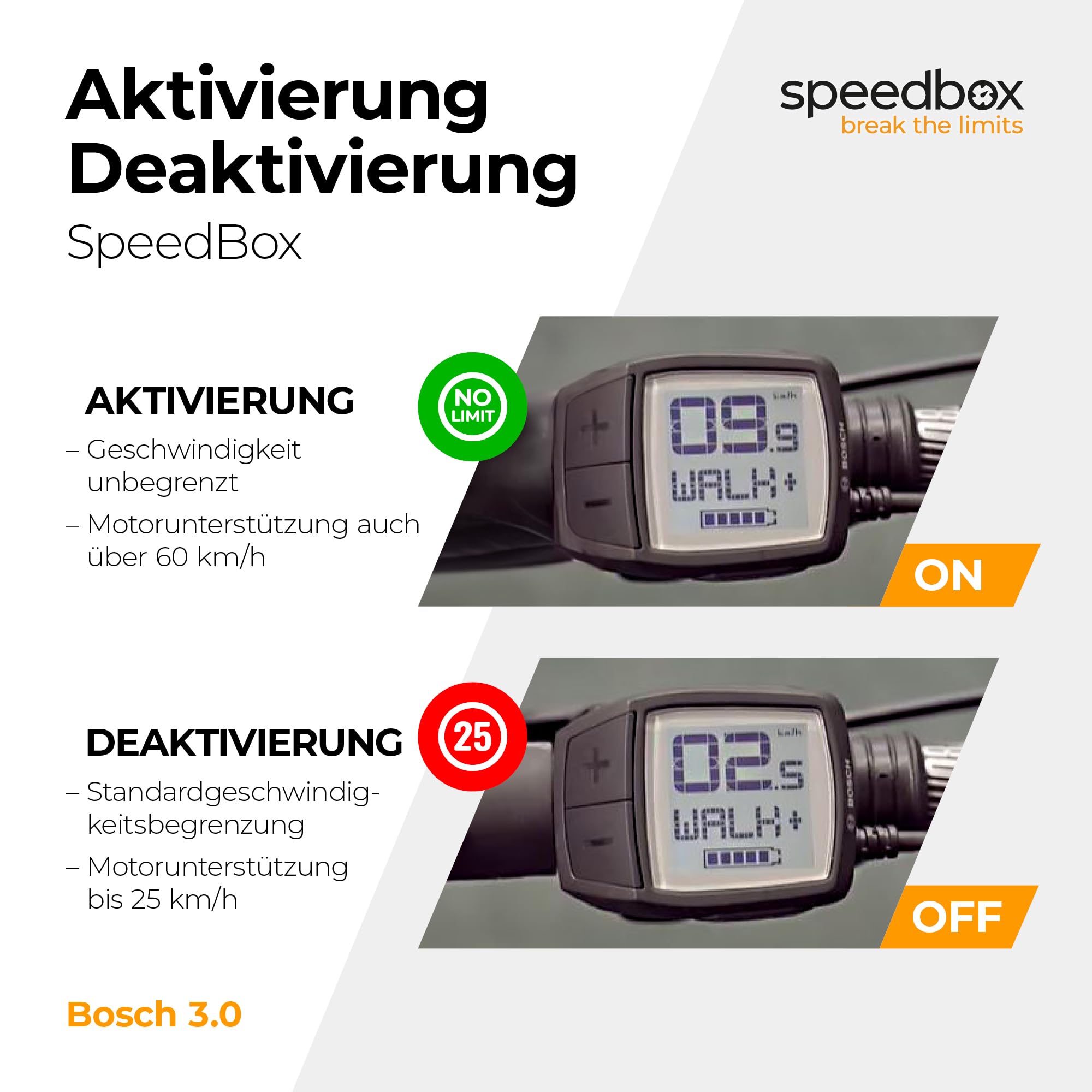 SPEEDBOX 3.0 B.Tuning for Bosch Ebike Tuning, Black, Small