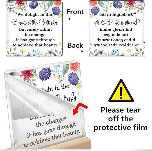 Vista 42 de Regalos de animación para mejores amigas, regalos de aliento para compañeros de trabajo, regalos inspiradores para mujeres, letrero de creer