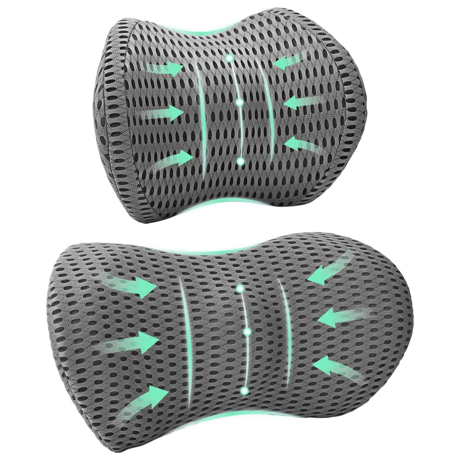 Générique Rückenkissen, grau, ergonomisch, Memory-Schaum