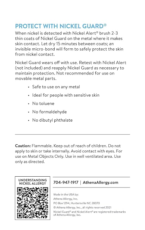 Nickel Guard 2-Pack | Clinically Proven Clear Coating, Stops Nickel Contact