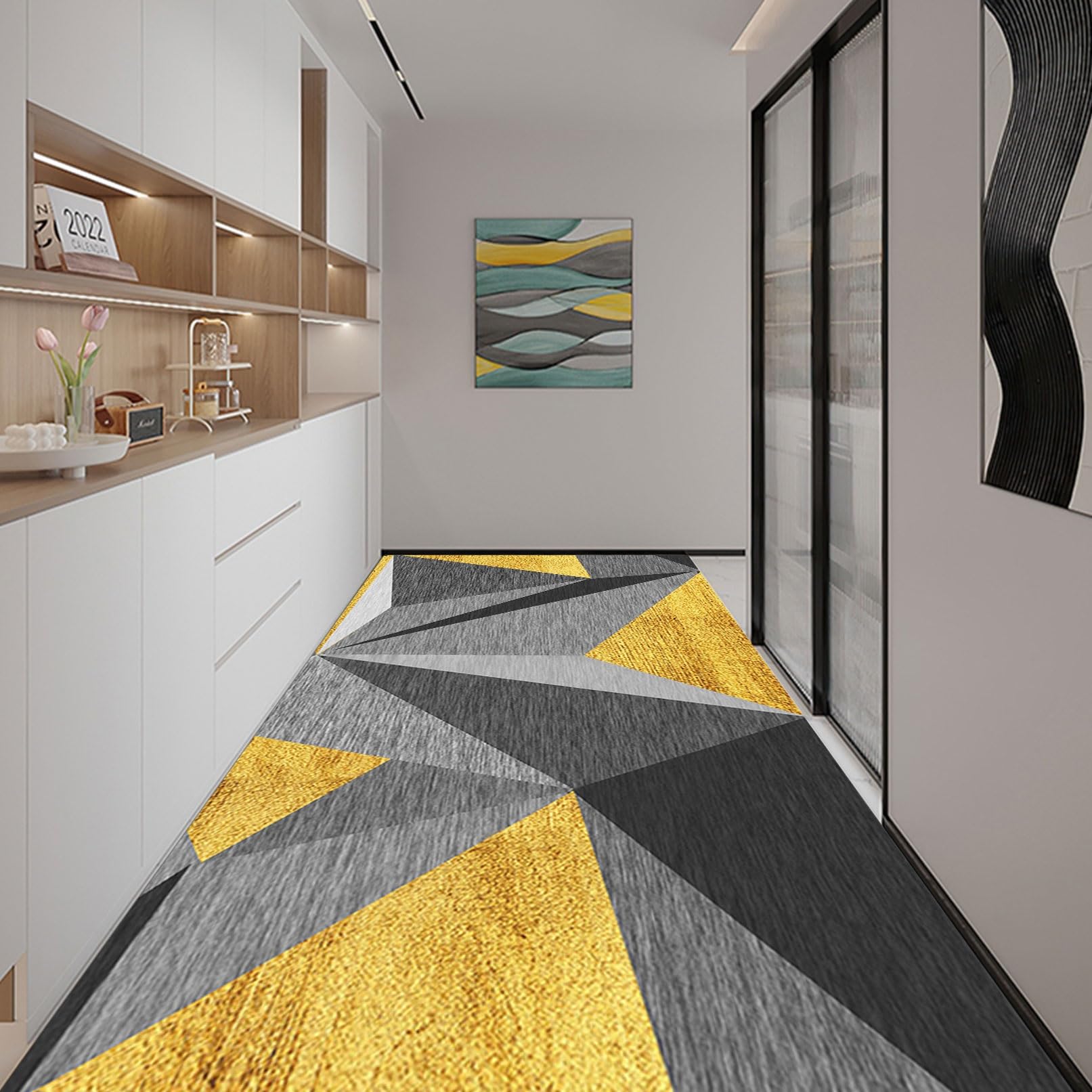 Tapis de cuisine absorbant lavable pour securiser l'entree et la cuisine