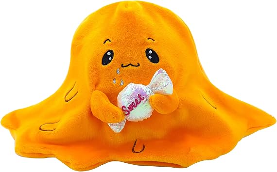 SCP Plush Toys 6 inch, SCP 999 Plush, Tickle Monster Halloween Stuffed Plushie Toy Gift for Kids Candy Tickle Monster