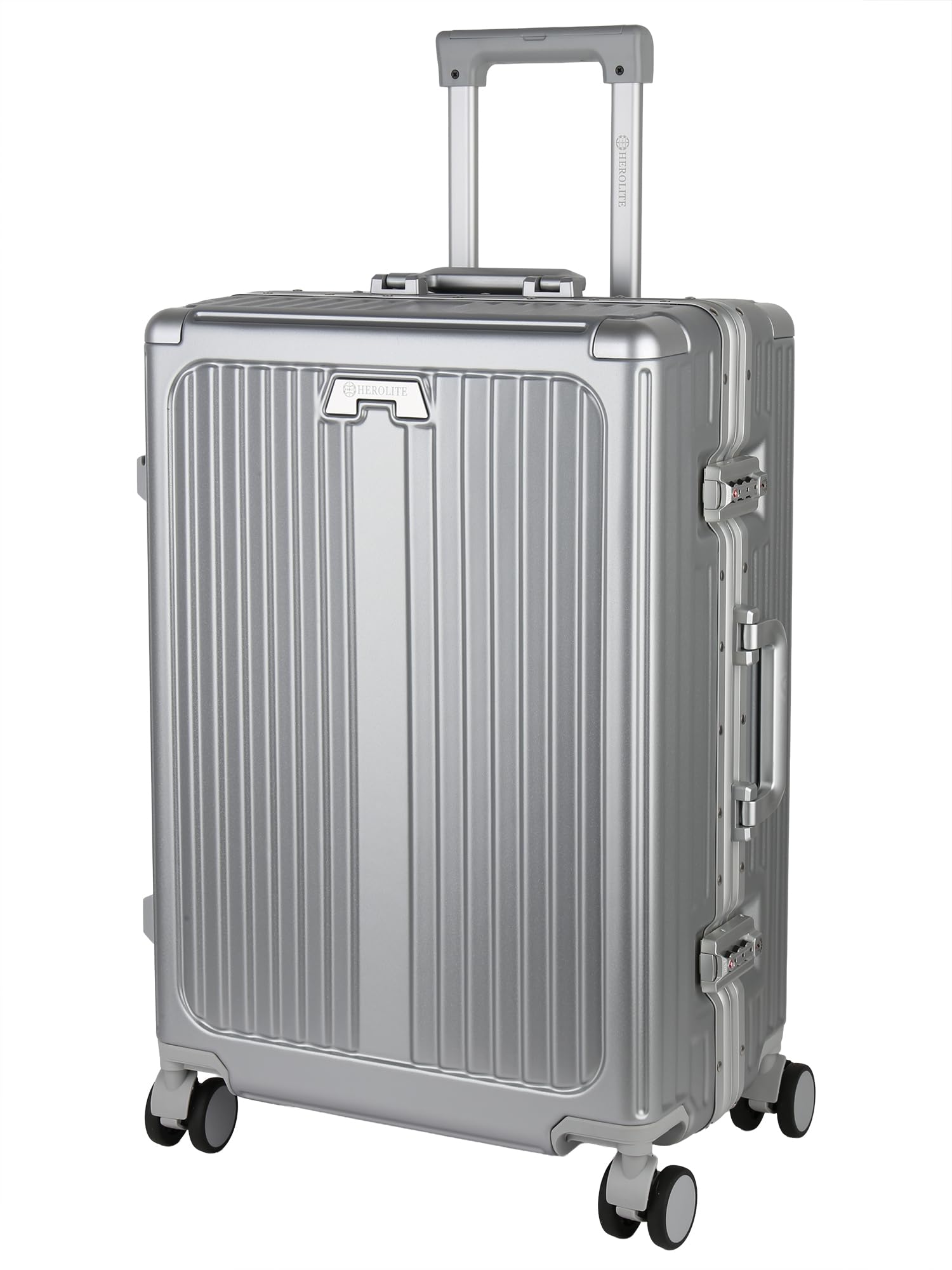 VAN HILL Herolite Hartschalen-Trolley Reisekoffer mit 4 Doppelrollen, TSA-Schloss & Schnappverschluss – Leichtes Hartschalen-Reisegepäck aus Polycarbonat/ABS