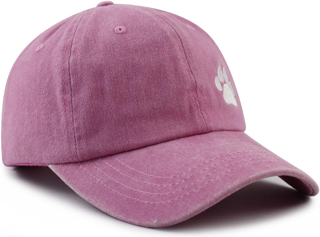 Dog Paw Hat for Men Women, Funny Adjustable Cotton Embroidered Dog Lovers Baseball Cap - Image 3