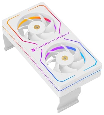 TR MC-2 ARGB White RAM Cooler, Dual PWM Fans, 3200RPM
