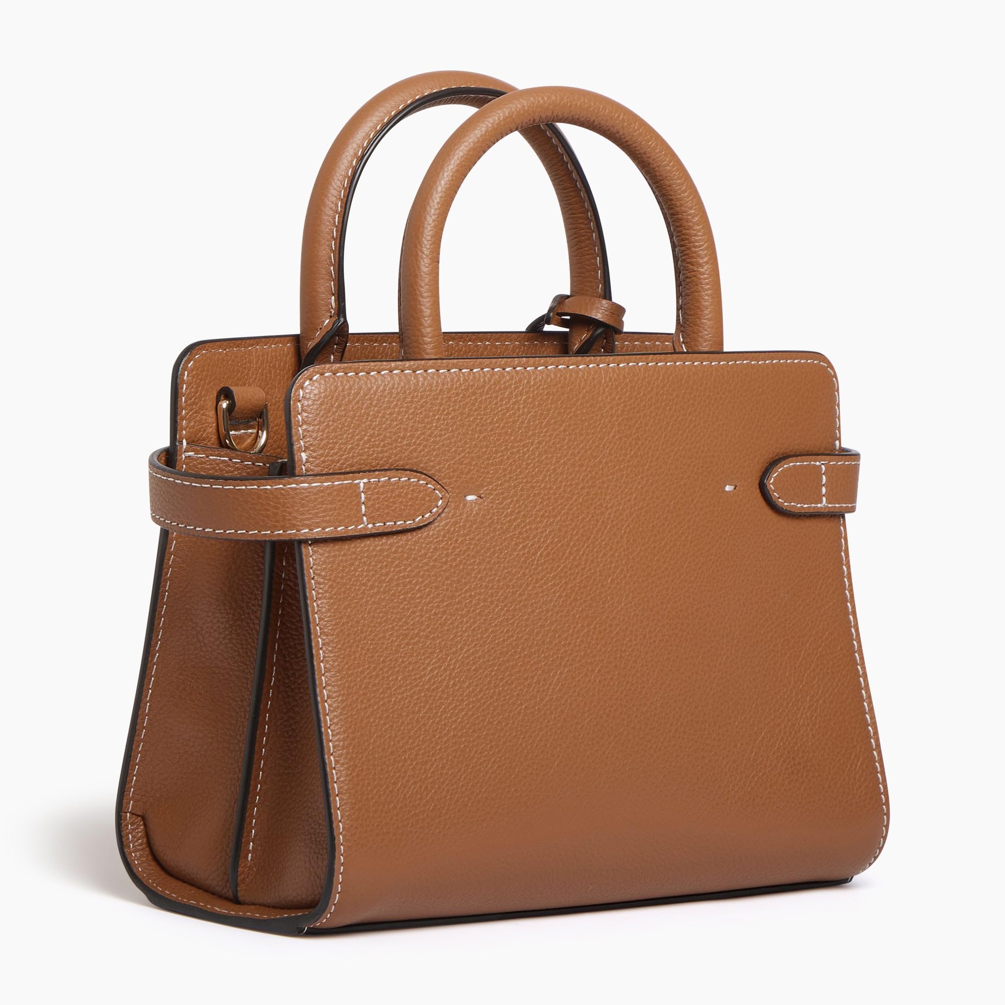 Le Tanneur, petit sac à main, sac bandoulière, en cuir grainé, emilie, femme, 2 poches plates, poche zippée, bandoulière ajustable et amovible, poignée, charm décoratif, porté épaule, croisé, main