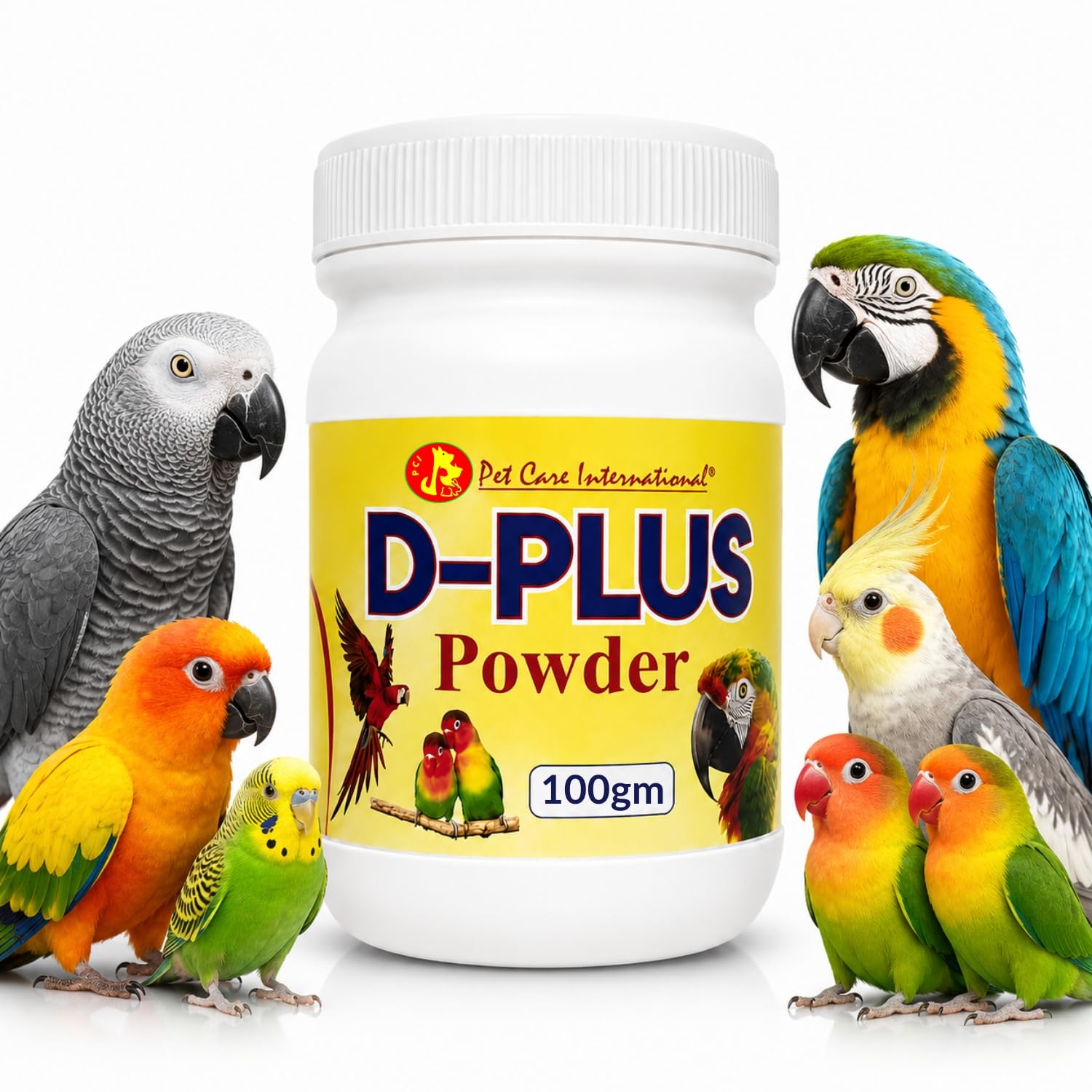 Pet Care International (PCI) D-Plus Powder to Help Calcium Absorption and Immunity for Healthy Bird, Healthcare (100grm)-image-26