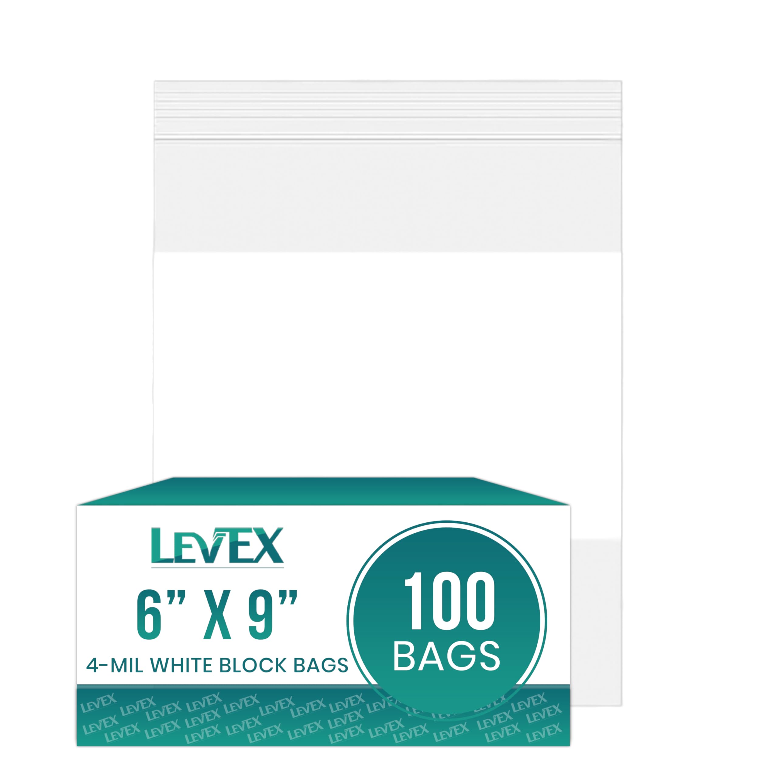 Sacs plastiques transparents à zip 4 mm Levex pour un conditionnement soigné et durable