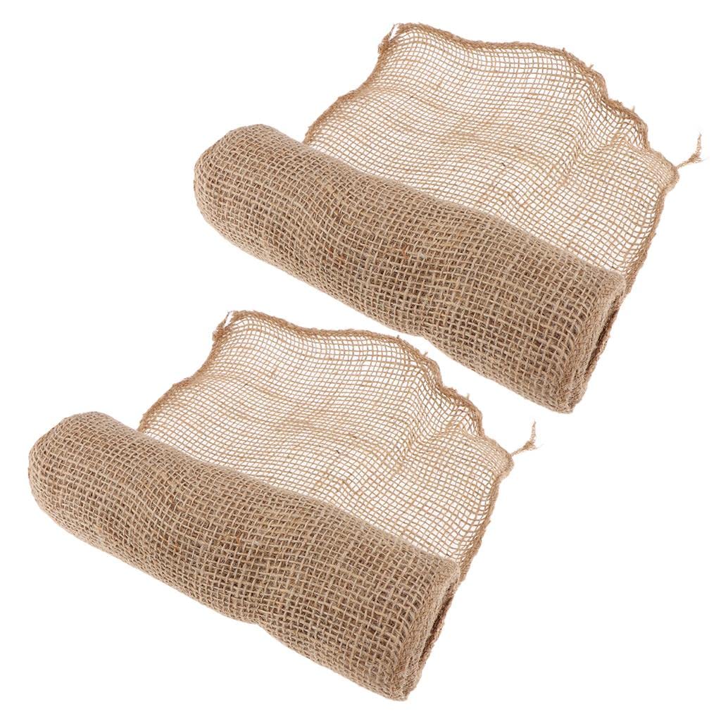 UJEAVETTE 2pcs Jute Cloth Winter-Proof Tree Wrap Protector Plant Bandage Warm Keeping-image-16
